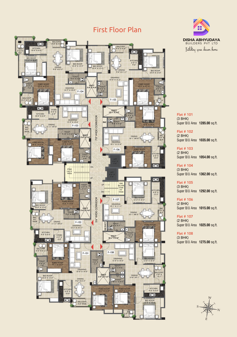 Suchita Enclave Floor Plan