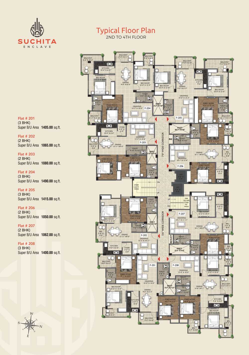 Suchita Enclave Floor Plan